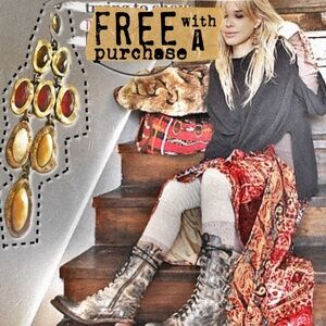 rustic earrings FREE WITH A PURCHASE